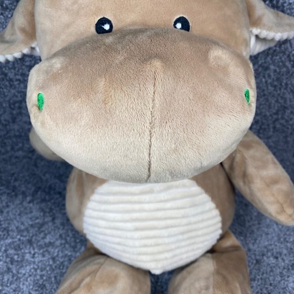 Kelly Toy Plush Stuffed Animal Moose Reindeer 22 " Rattle Head Safety Eyes Q036 - Picture 6 of 16